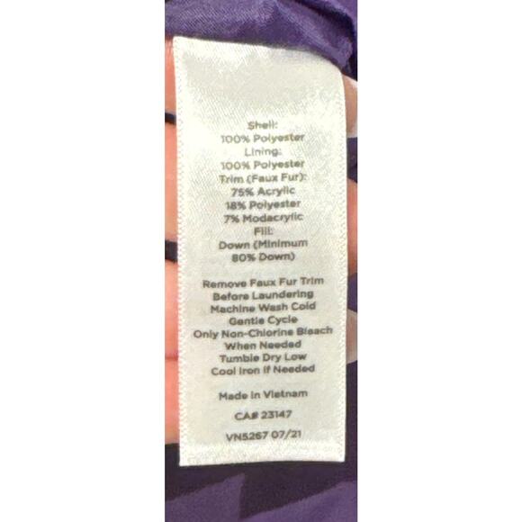 Talbots Purple Jacket Size 2X - Picture 7 of 7